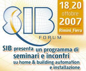 SIB Forum 18-20 ottobre 2007 Rimini Fiera