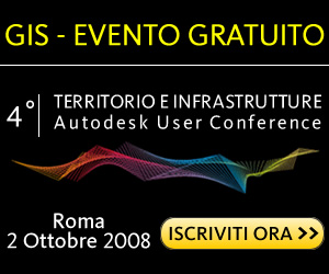 Vieni al 4° "Territorio e Infrastrutture" Autodesk User Conference