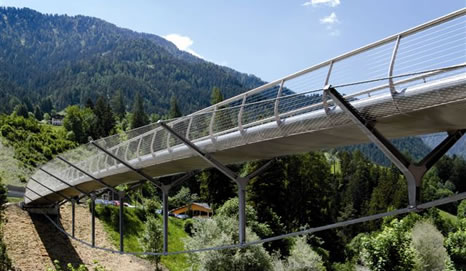 Ponte pedonale, Ortisei Val Gardena