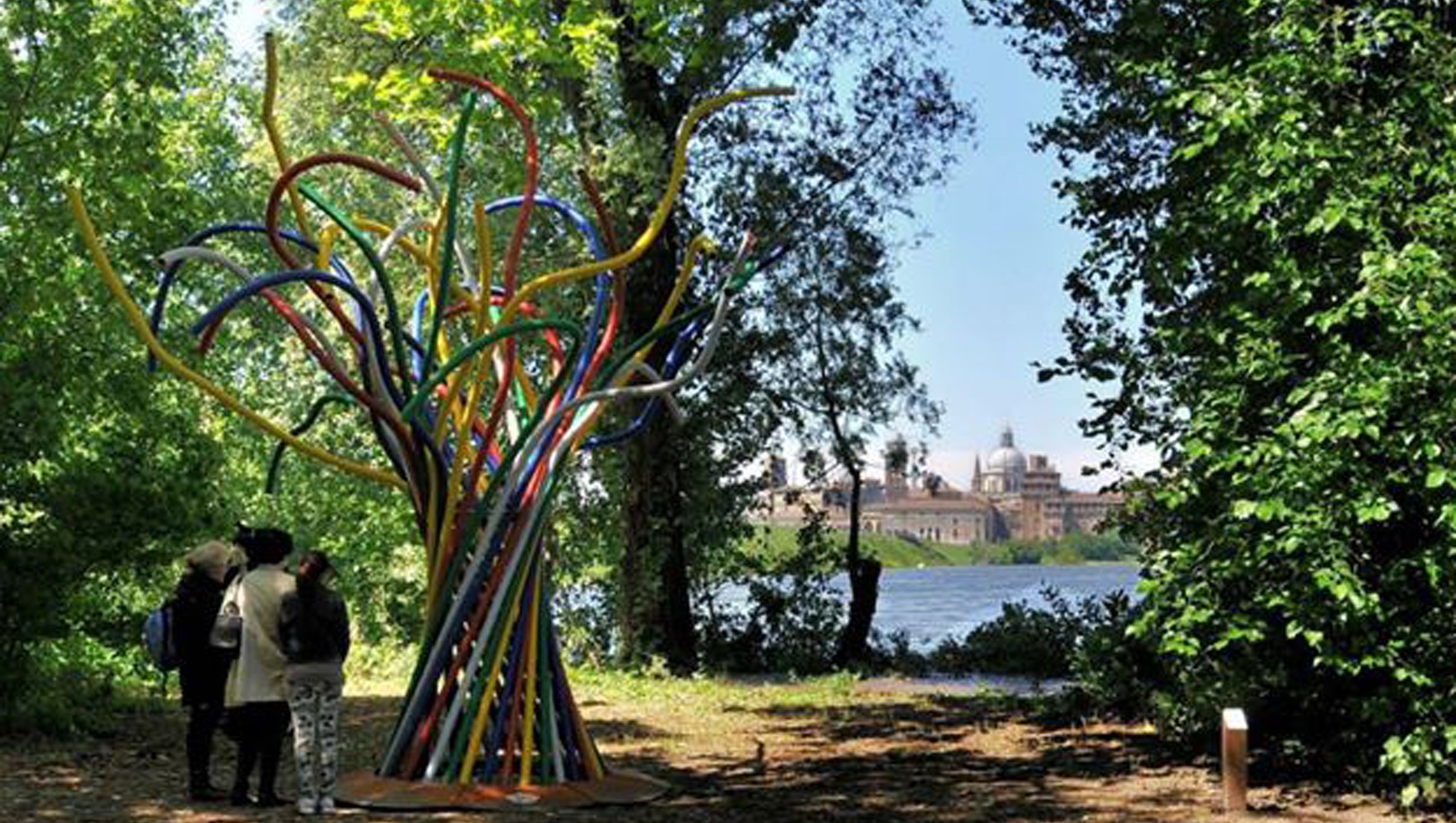 Una scultura per il parco dell'Arte a Mantova