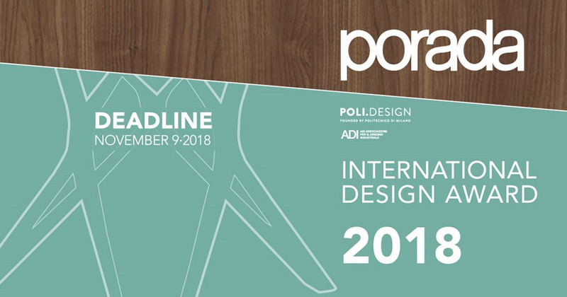 Porada International Design Award 2018: nuove tipologie di scrittoio e coiffeuse
