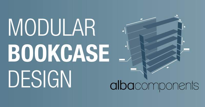 Modular Bookcase Design: una libreria versatile per lo storico brand AlbaComponents
