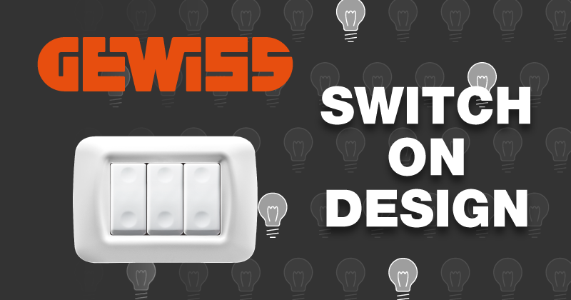 Switch On Design: Idee originali per una nuova linea di placche e tasti interruttori