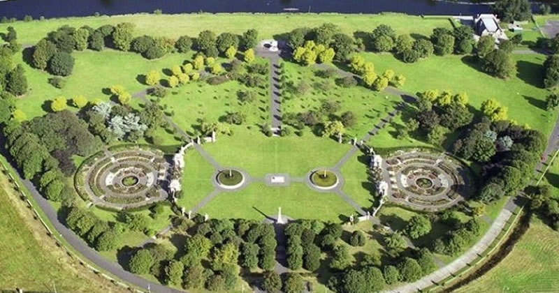 Un ponte ciclo pedonale per l'Irish National War Memorial Garden