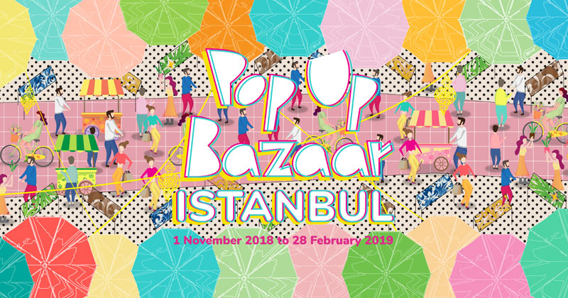 Pop up Bazaar Istanbul Contest per reintepretare il mercato tradizionale orientale