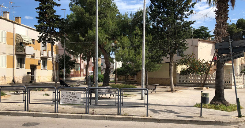 Piazze Narranti, a sistema piccoli spazi pubblici aggregativi per Palagiano