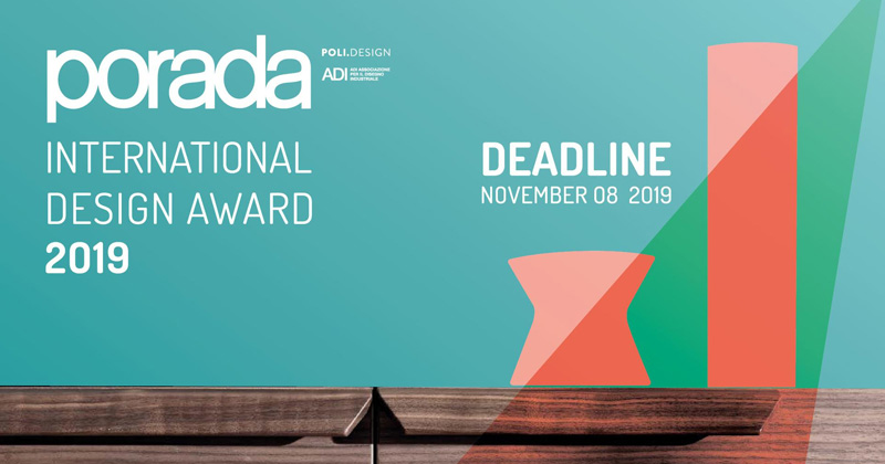 Porada International Design Award 2019. Credenze e madie in legno massello