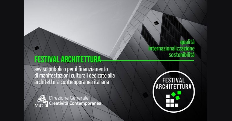 Festival Architettura, aperte le candidature per il biennio 2022-2023