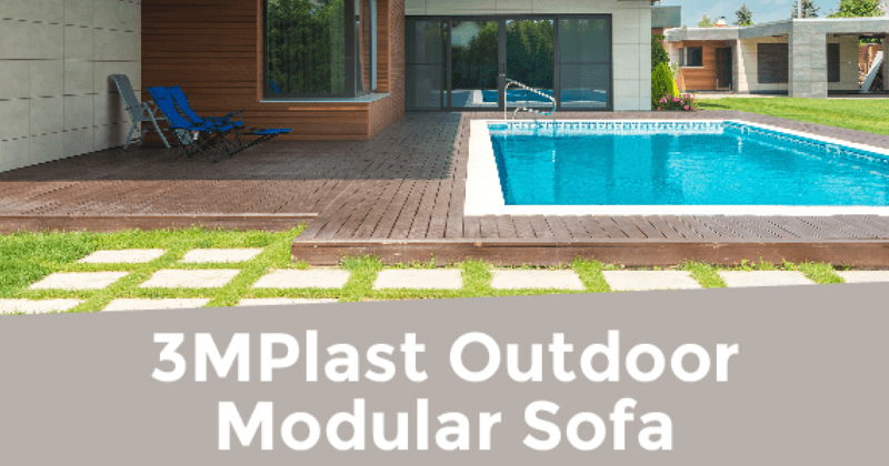 Idee per un divano da esterno: la sfida del contest 3MPlast Outdoor Modular Sofa