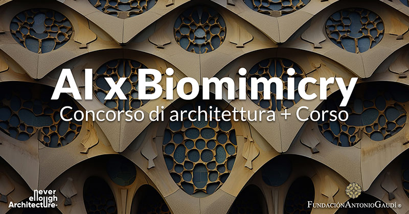 Nea e Fondazione Antonio Gaudí invitano a progettare un'architettura che integri principi biomimetici e intelligenza artificiale
