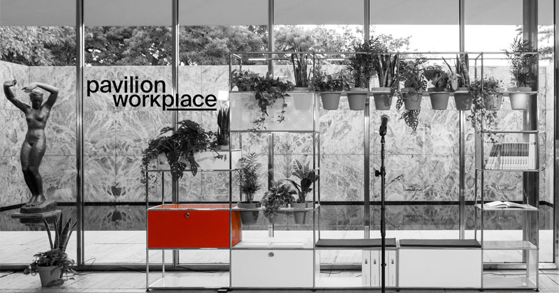 L'ufficio ideale nel celebre padiglione di Barcellona di Mies van der Rohe