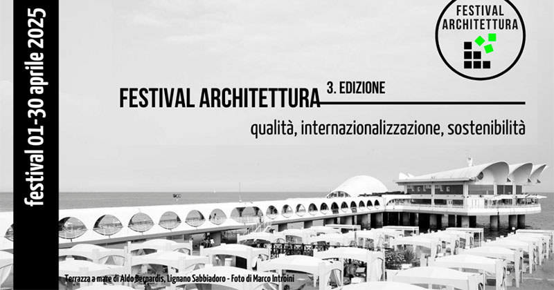Festival Architettura 2025, aperte le candidature