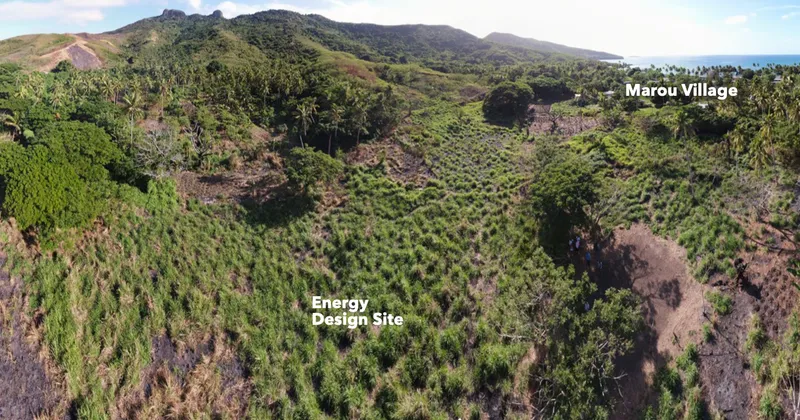 LAGI   2025 Fiji. Un'opera nel paesaggio per garantire acqua ed elettricità agli abitanti del villaggio Marou