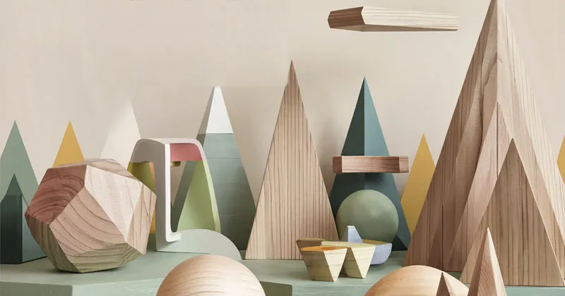 Nel legno, il paesaggio: un giocattolo dalle foreste del Friuli