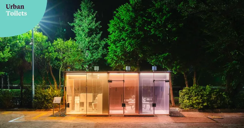 Urban Toilets, bagni pubblici in "Japan style" come sperimentazioni di design urbano