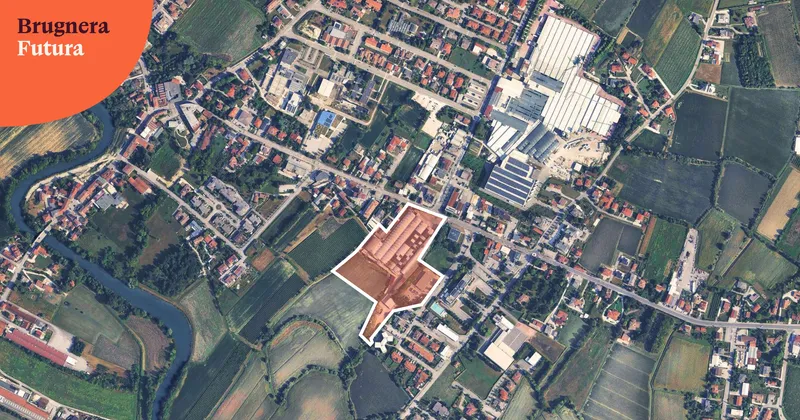 Brugnera, un vivace quartiere contemporaneo nell'ex sito industriale