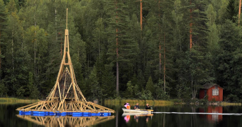 StugaProject 2018. Workshop di costruzioni in legno nella foresta svedese