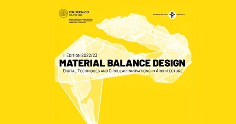 Material Balance Design - Digital Techniques and Circular Innovations in Architecture