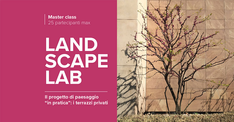 Landscape Lab, progettare il terrazzo in pratica: masterclass all'Auditorium Parco della Musica