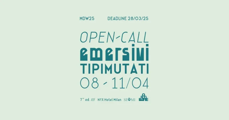 Emersivi x MDW2025. Ripensare i prodotti del catalogo di Orografie