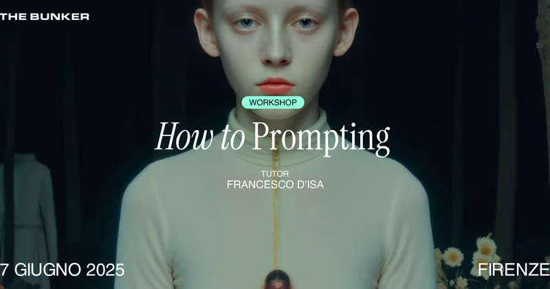 Imparare a "chiedere" all'intelligenza artificiale. Workshop sul prompting con Francesco D'Isa