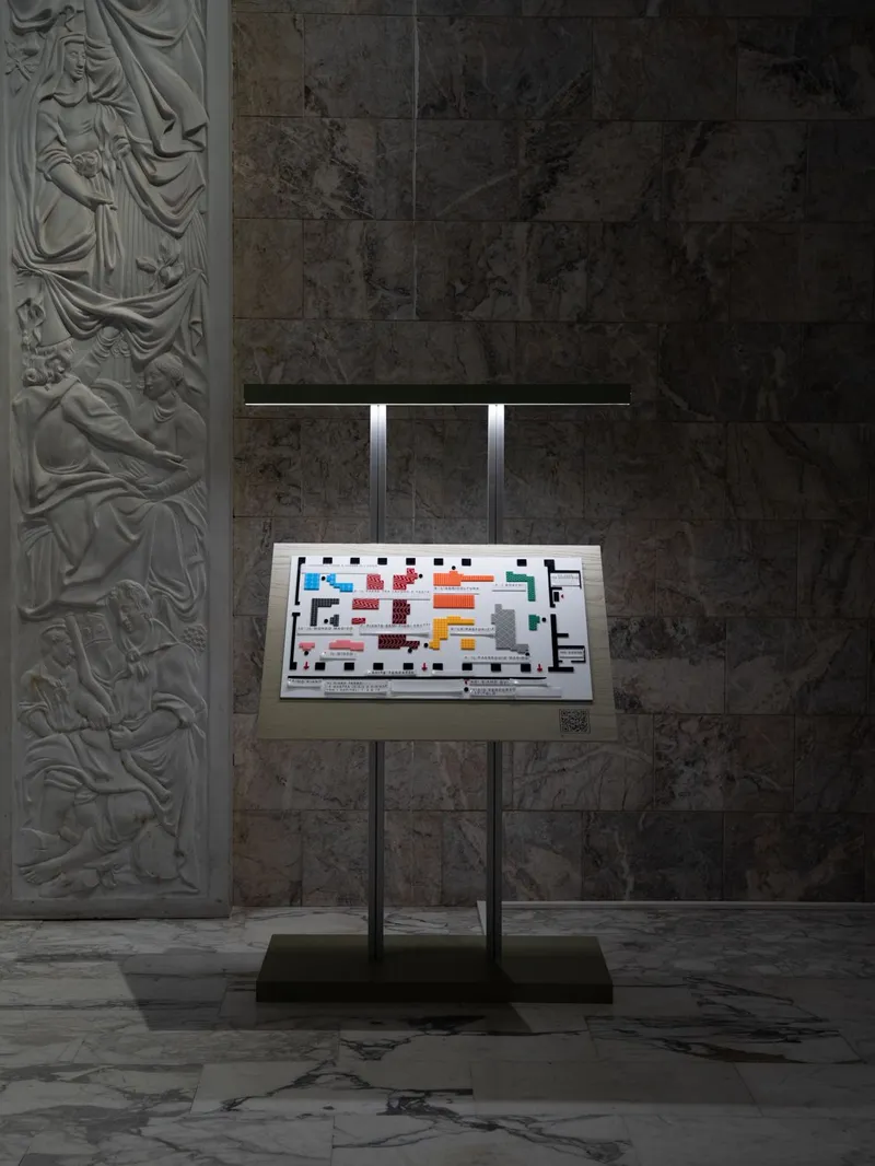 Roma, MUCIV, Museo delle Civiltà.  Mappa in rilievo dell'allestimento della mostra Le fiabe sono vere.  | Progettare accessibile corso online