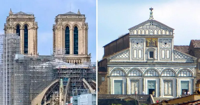 I restauri di Notre-Dame a Parigi e di San Miniato a Firenze