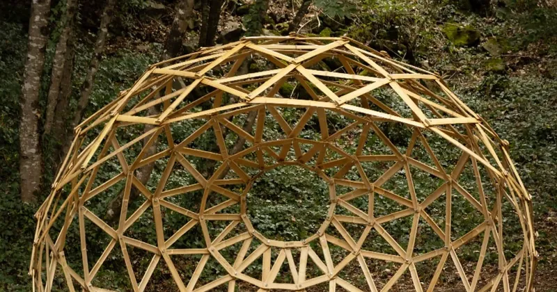 ZOME, costruire una cupola geodetica con il bamboo
