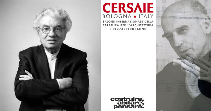 Cersaie 2018: Mario Botta e Guido Canali si confrontano sul progetto architettonico
