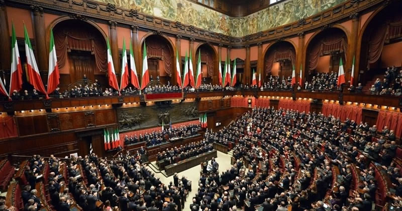 L'Aula di Montecitorio compie 100 anni. Il progetto di Ernesto Basile in mostra al Parlamento