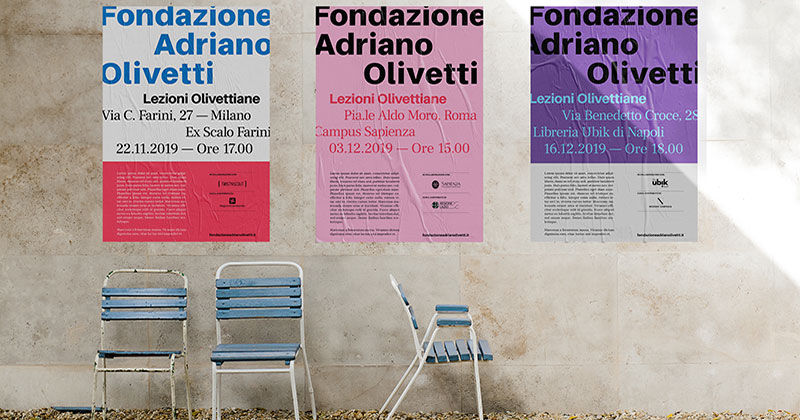 Fondazione Adriano Olivetti, Cappelli Identity Design presenta la nuova identità visiva a Palazzo delle Esposizioni