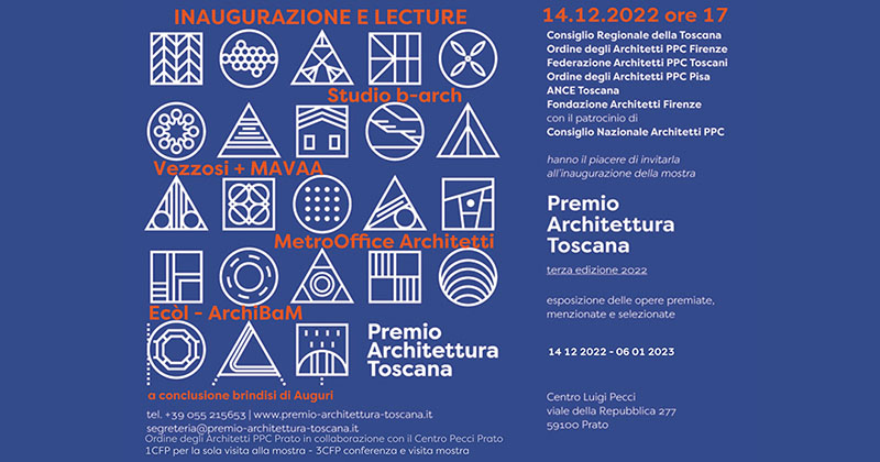 Premio Architettura Toscana, le opere arrivano al Pecci di Prato