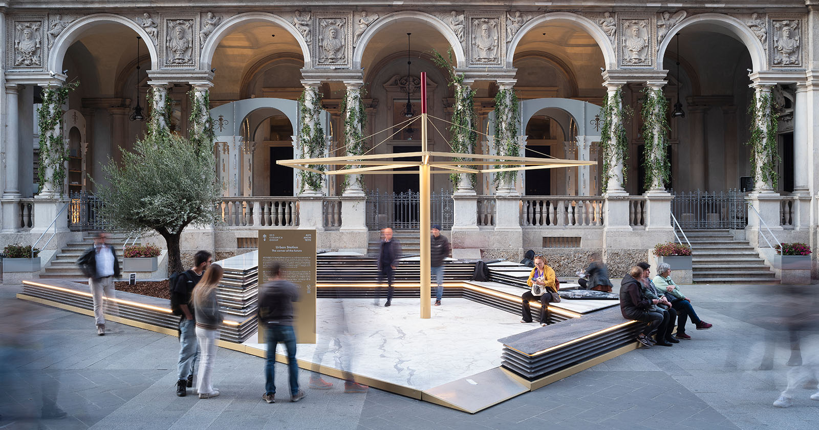 Urban Station, l'oasi urbana di Asti Architetti e Iris Ceramica Group per la MDW 2023