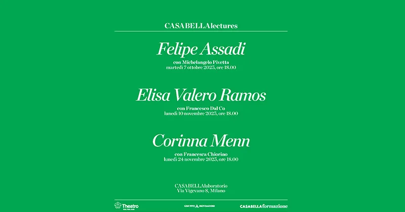 Tre voci, tre latitudini: tornano a Milano le CASABELLAlectures