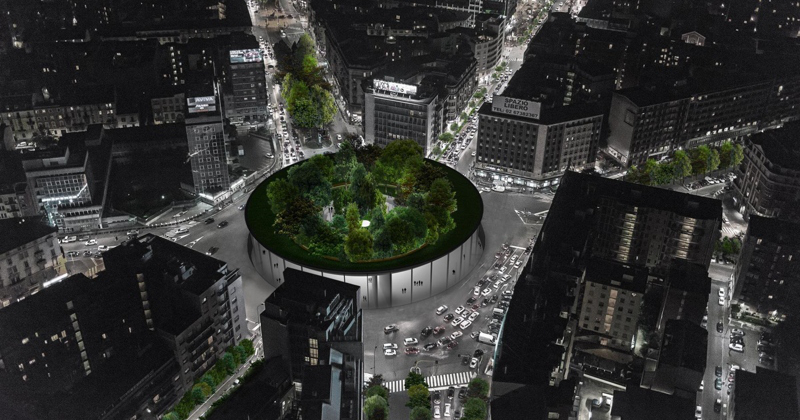Il "Sovraparco": la proposta di Lad e Hypnos per riqualificare piazzale Loreto a Milano