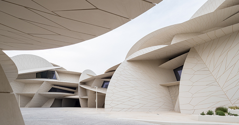 Jean Nouvel firma il National Museum of Qatar, una rosa del deserto nel deserto