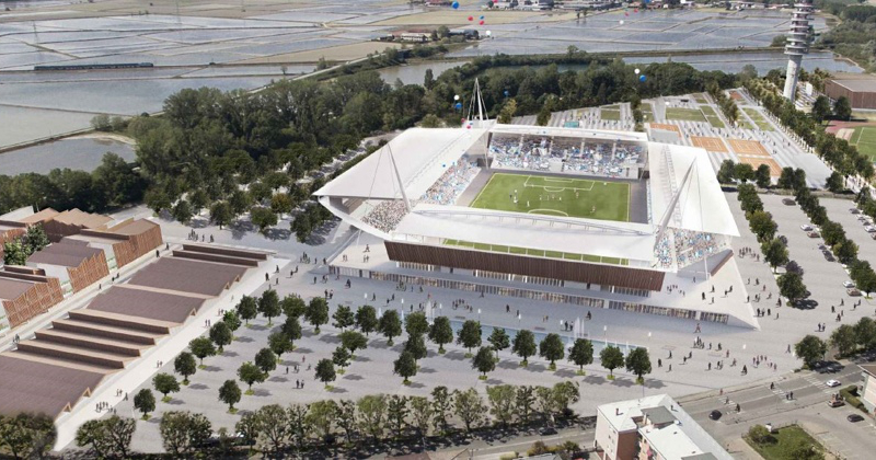 Andrea Maffei Architects firma la riqualificazione della Cittadella dello sport a Novara