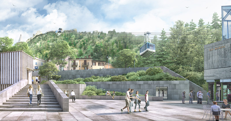 Borgo Maggiore, con un progetto in sinergia paesaggistica con il bosco vince il team di Mariarita Menicucci