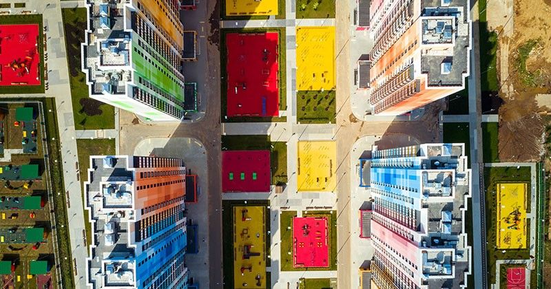 Massimo Iosa Ghini porta i colori nella periferia della città di Mosca