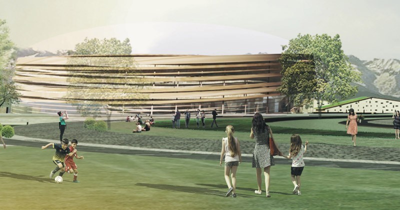 Sport Citadel: vince il progetto Ring up! dei SLASHArchitects, una cittadella sportiva in continuo movimento