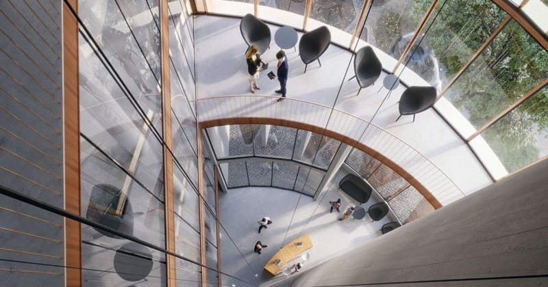 Rondò dei Talenti: curtain wall e klinker per il nuovo volto dell'edificio anni Settanta