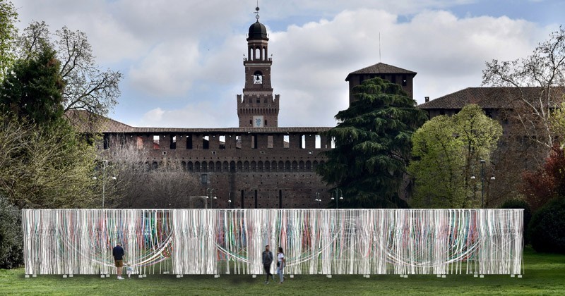 Fashion Pavilion Milan. Tessuti riciclati per raccontare la moda al Parco Sempione, la proposta vincitrice del team canadese