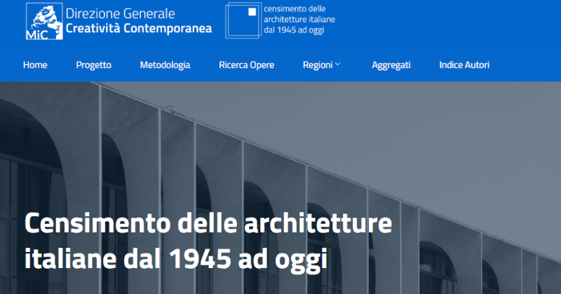 Architetture contemporanee: online la piattaforma della Cultura che censisce quelle dal 1945 ad oggi