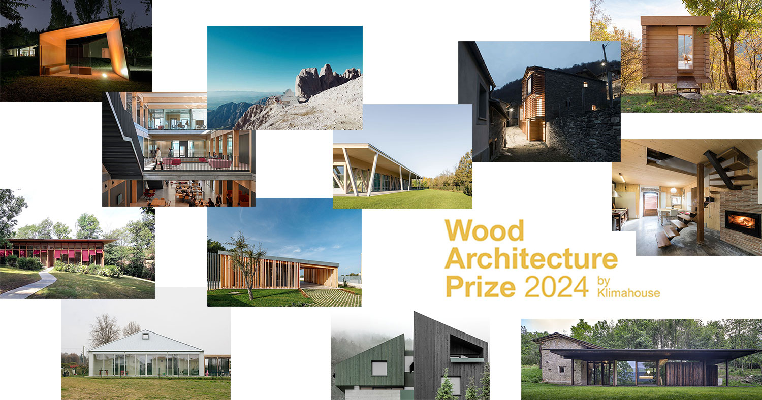 Svelati i 12 finalisti del Wood Architecture Prize by Klimahouse 2024