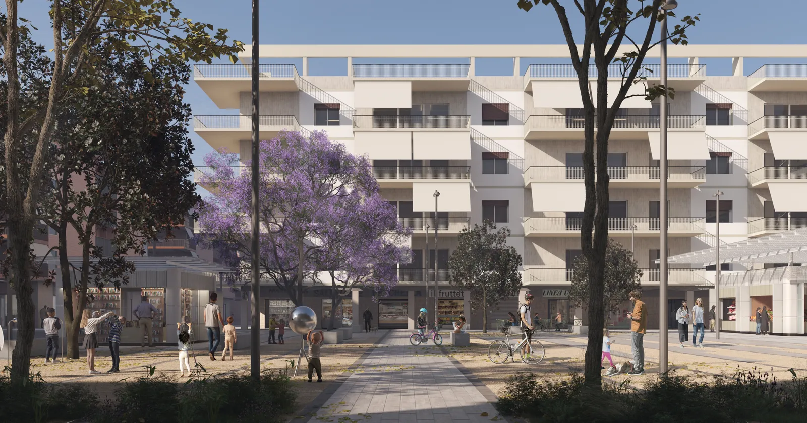 Roma [Fleming], piazza Monteleone di Spoleto si prepara a diventare un'oasi urbana: presentato il progetto di ADAT studio