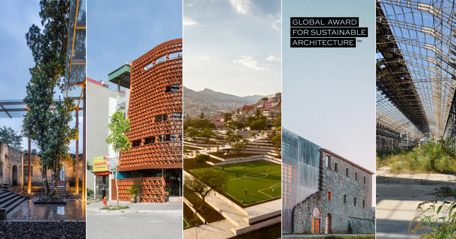 I 5 vincitori del Global Award for Sustainable Architecture 2026