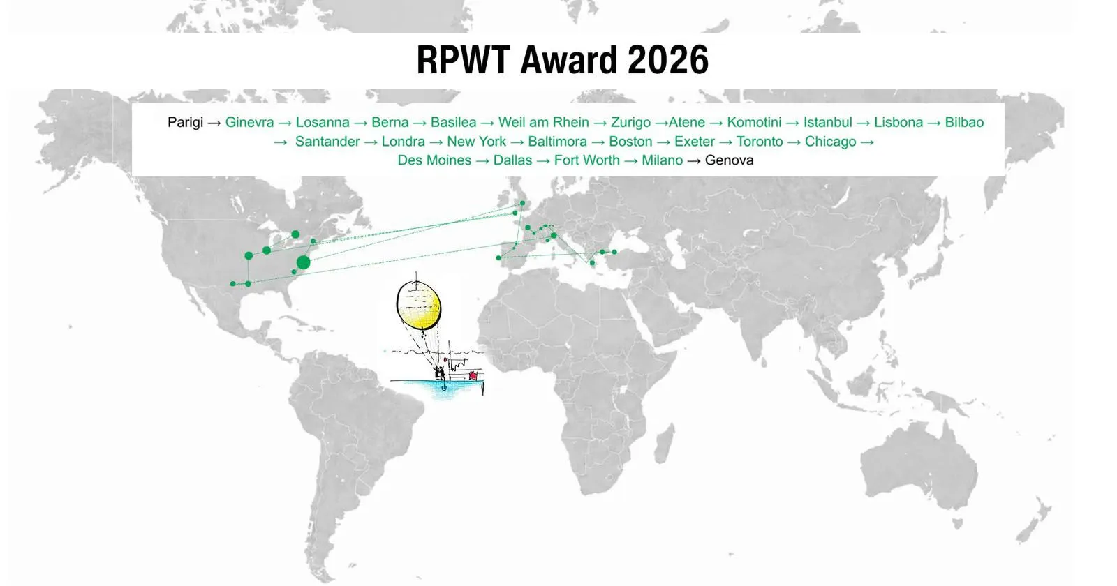 Renzo Piano World Tour 2026, ottava edizione in partenza. Rotta verso Ovest
