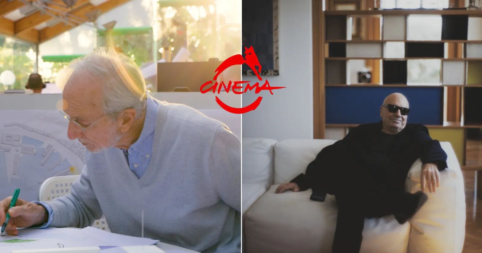 Renzo Piano e Massimiliano Fuksas, dallo studio alla Festa del Cinema di Roma