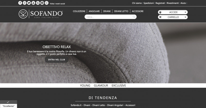sofando catalogo arredamento di
