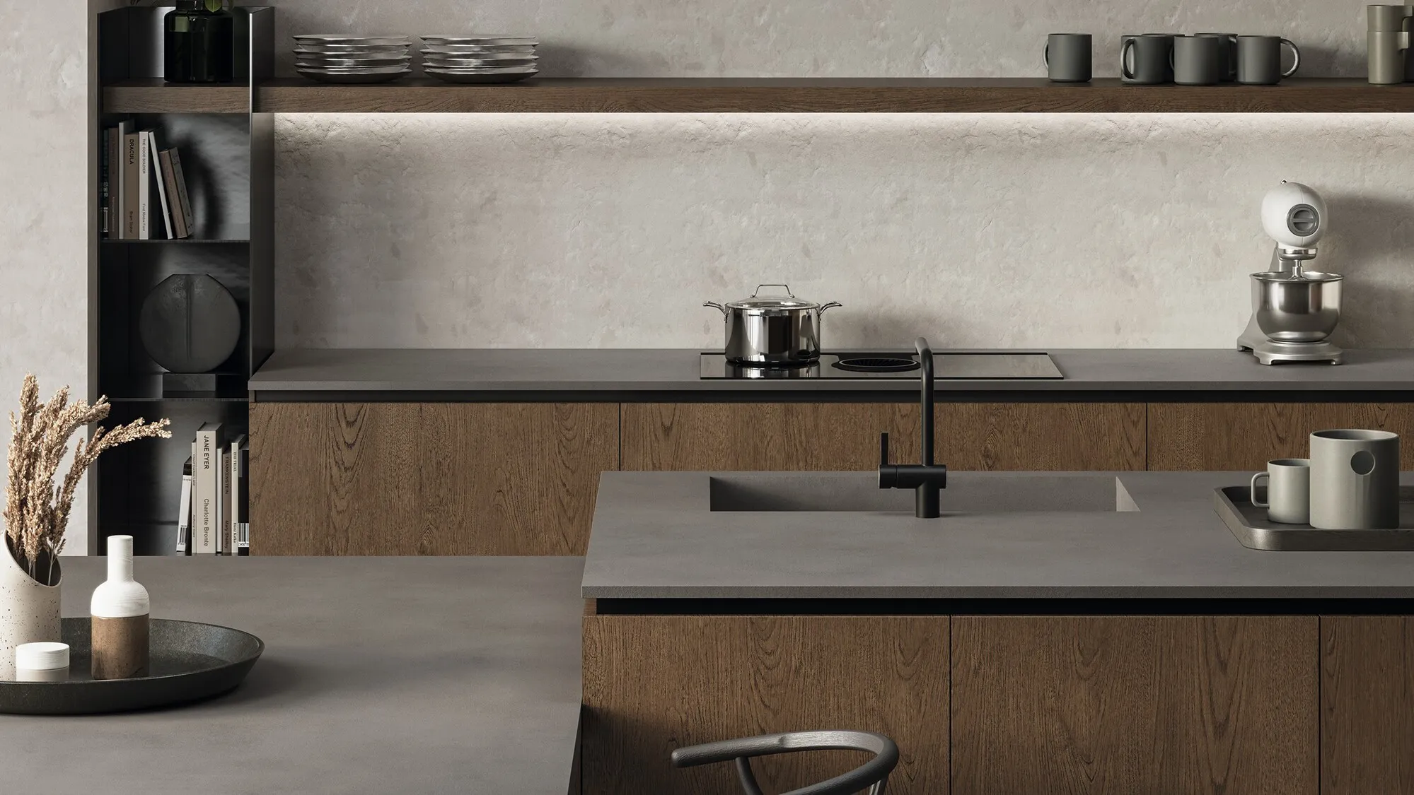 Atlas Plan e la nuova collezione Symposio, progettata per il mondo dell’arredamento Lastre in gres porcellanato per ogni superficie e ambiente: dalla cucina alla camera da letto